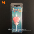Fast Response Heart Shape Six Color Flame Birthday Candle In Bulk